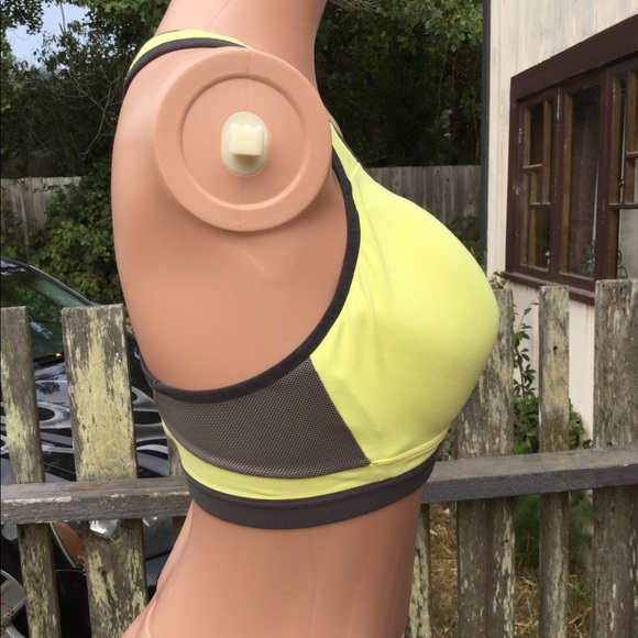 VSX Sport Yellow And Gray Bra - Picture 2 of 4